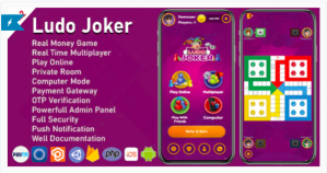 Ludo Joker With Online Multiplayers Real Money Game(Android + IOS)