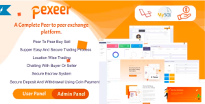 Pexeer – A Complete Peer to Peer Cryptocurrency Exchange Platform Version 1.9