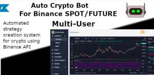 Auto Crypto Bot for Binance SPOT/FUTURE Multi User