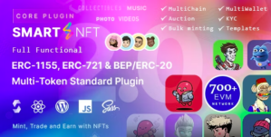 Smart NFT – NFT Marketplace WordPress Plugin with All Addons 2.1.8