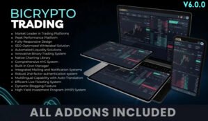 Bicrypto – Crypto Trading Platform, V6.1.2 with All Addons